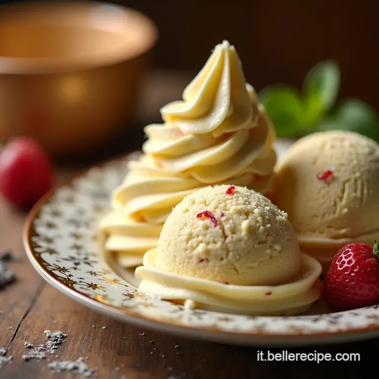 Gelato Alla Crema Il Classico Italiano Cremoso E Delizioso presentation