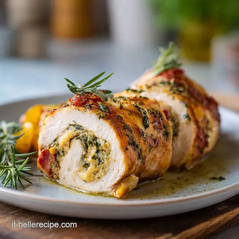 Girelle di Pollo Ripiene Veloci