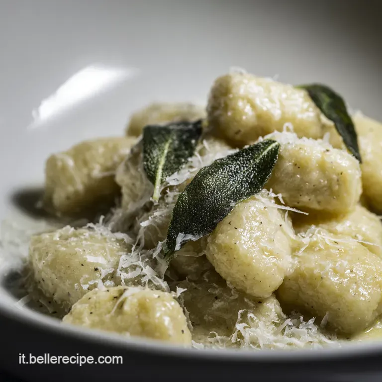 Gnocchi Di Patate Fatti in Casa Con Burro E Salvia presentation
