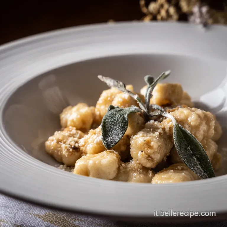 Gnocchi di Patate fatti in casa con Burro e Salvia