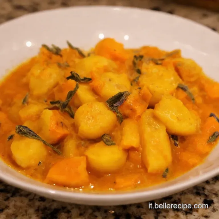 Gnocchi Di Zucca Al Burro E Salvia Croccante presentation