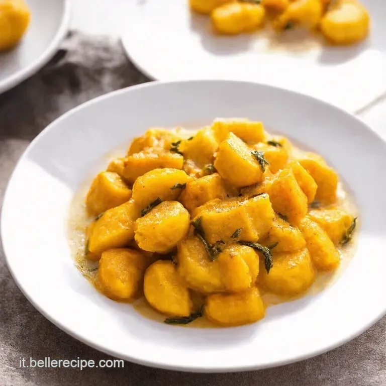 Gnocchi di Zucca al Burro e Salvia Croccante