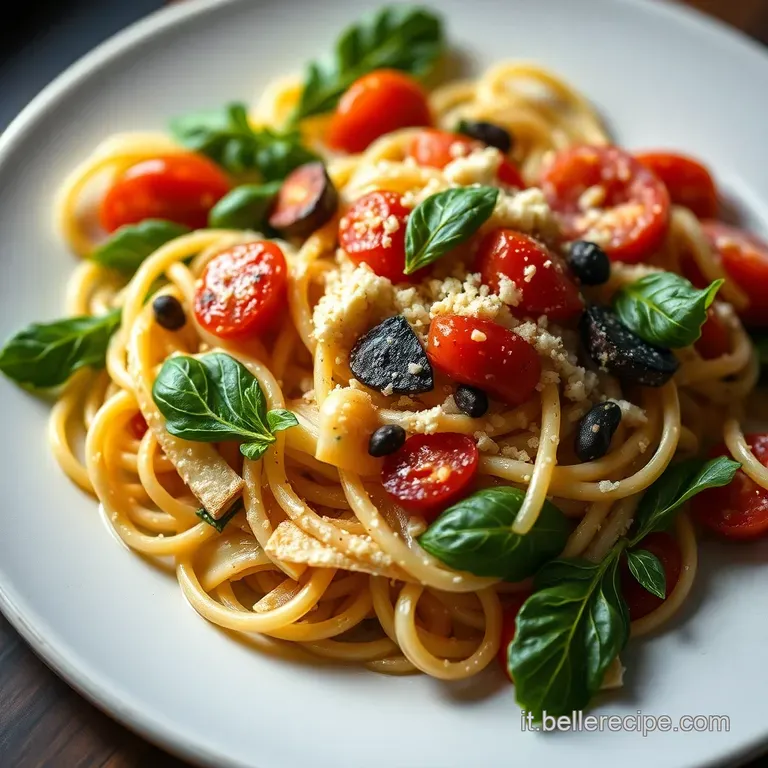Insalata Di Pasta Alla Mediterranea presentation
