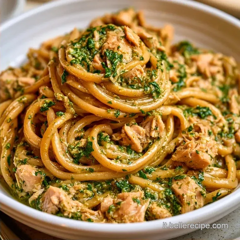 Insalata Di Pasta Pesto Tonno con Limone