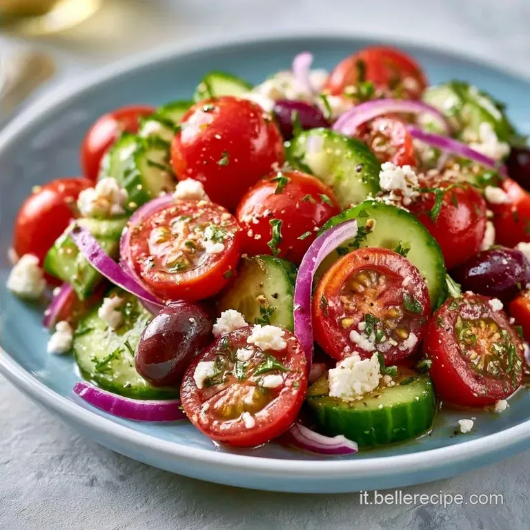 Insalata Estiva Pomodori e Feta: Veloce e Light