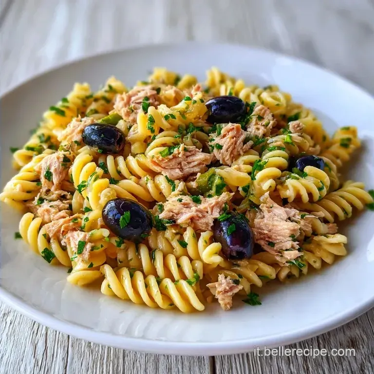 Insalata Pasta Tonno Olive: Fresca e Genuina