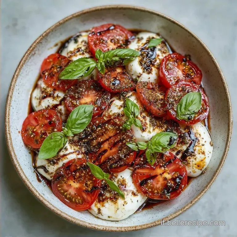 Insalata di Pomodori e Mozzarella Definitiva