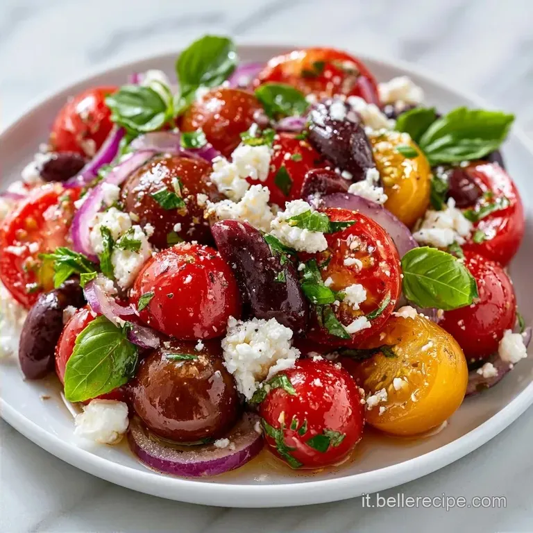 Insalata di Pomodorini e Feta: Fresca e Sfiziosa