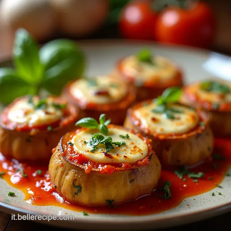 Involtini Di Melanzane Mozzarella E Pomodori Secchi presentation