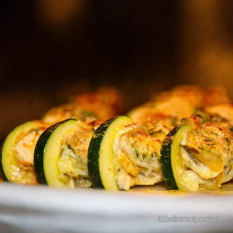 Involtini Di Zucchine Ripieni Di Ricotta Profumata Alle Erbe presentation