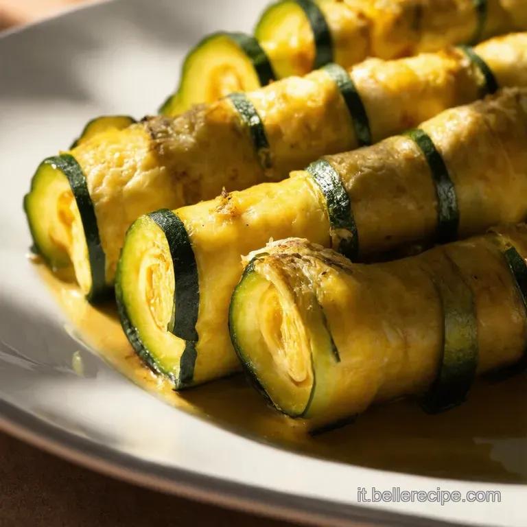 Involtini di Zucchine Ripieni di Ricotta Profumata alle Erbe