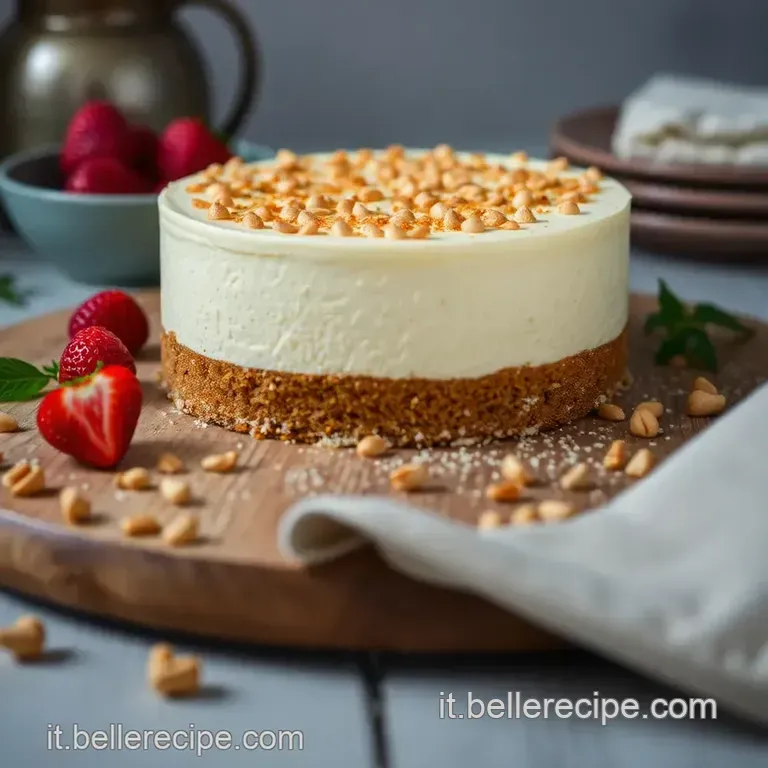 La Divina Cheesecake Alla Ricotta E Limone presentation