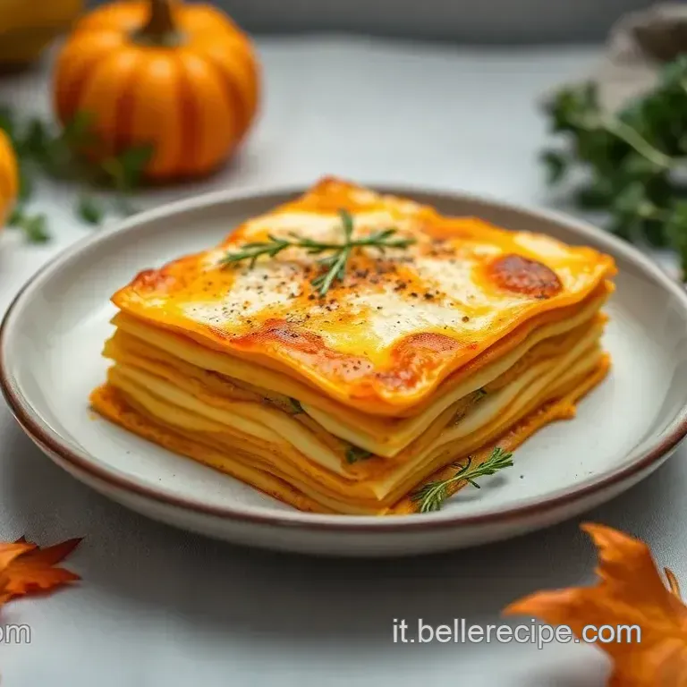 Lasagna di Zucca e Salsiccia: Un Autunno nel Piatto!