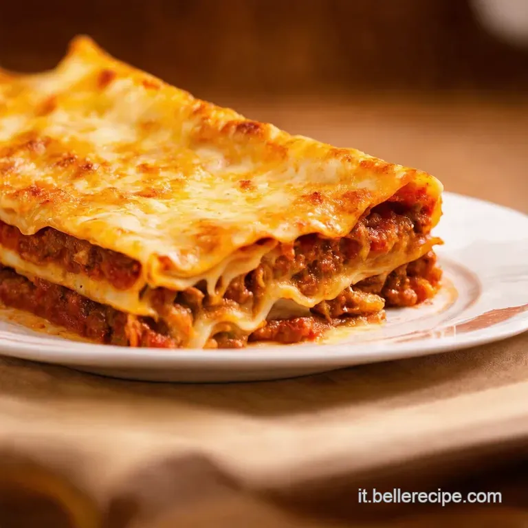 Lasagne Alla Bolognese Un Classico Italiano Fatto in Casa presentation
