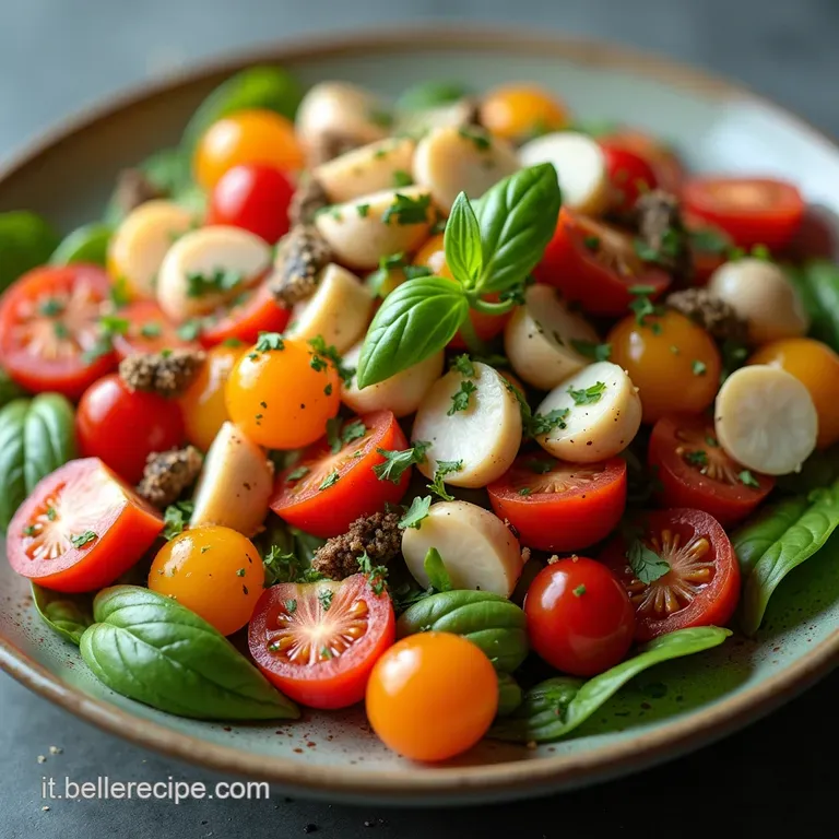Macedonia Salata Mediterranea Freschezza di Mare e Frutta Esotica