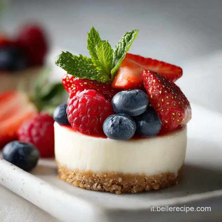 Mini Cheesecake con Frutta Fresca