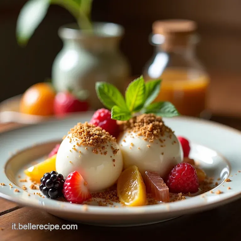 Mini Gelati Allo Yogurt E Frutti Di Bosco presentation