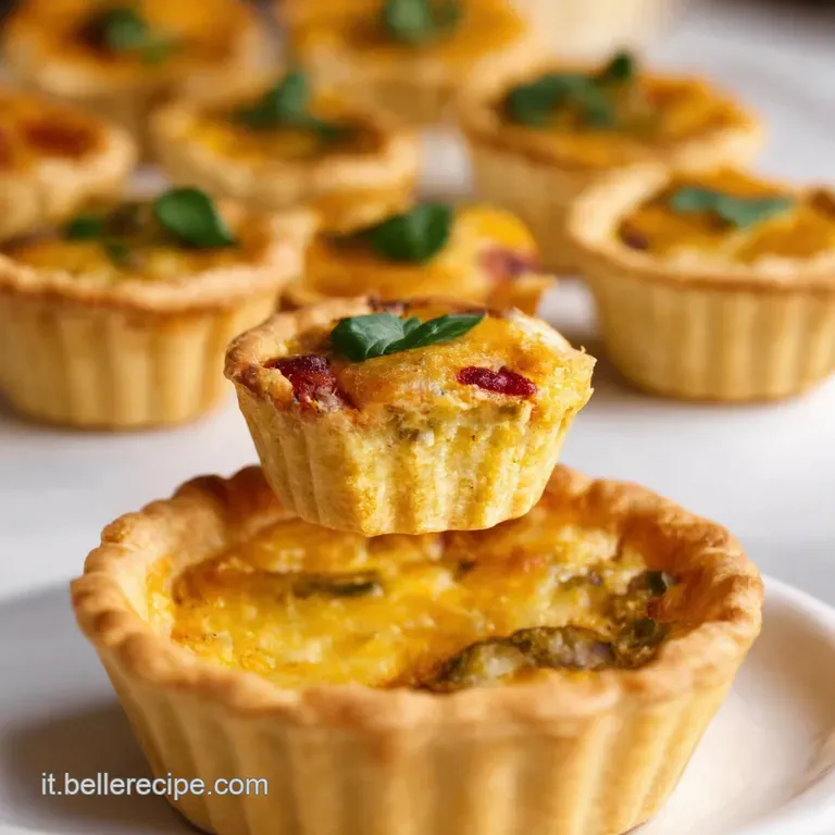Mini Quiche Lorraine Allitaliana presentation