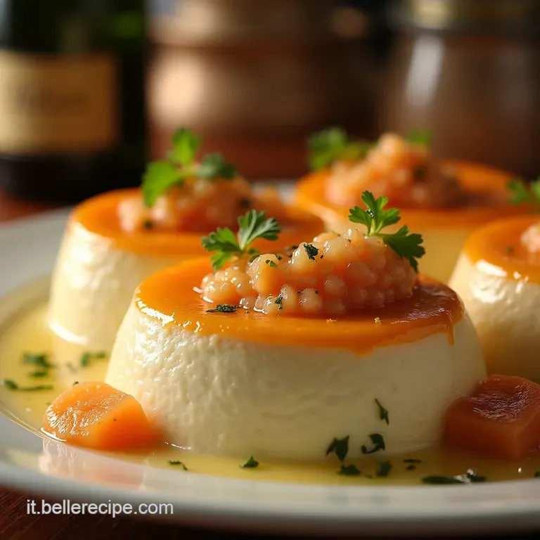 Mousse Leggera Al Pesca Bianca E Champagne Omaggio Al Bellini presentation