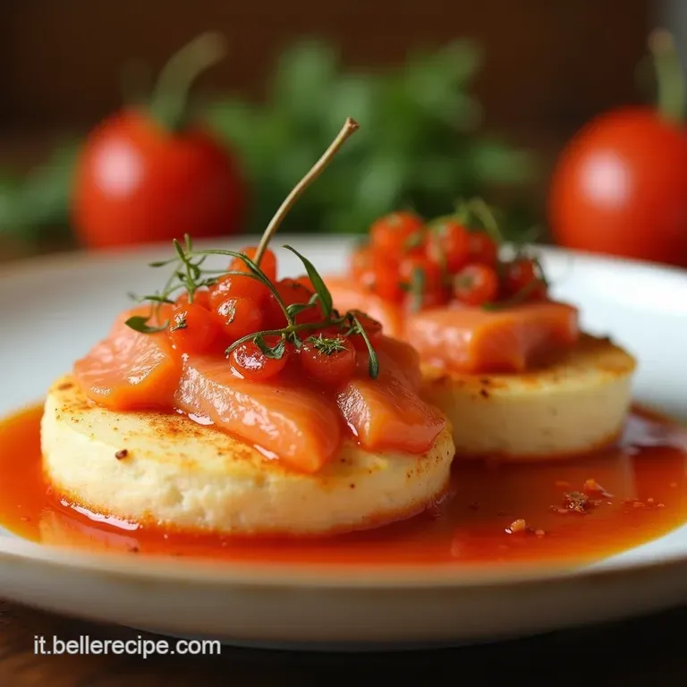 Doppio Soffio Mousse Eleganti Al Salmone Affumicato E Pomodori Secchi presentation