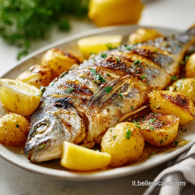 Orata al Forno con Patate: Il Segreto per una Pelle Croccante