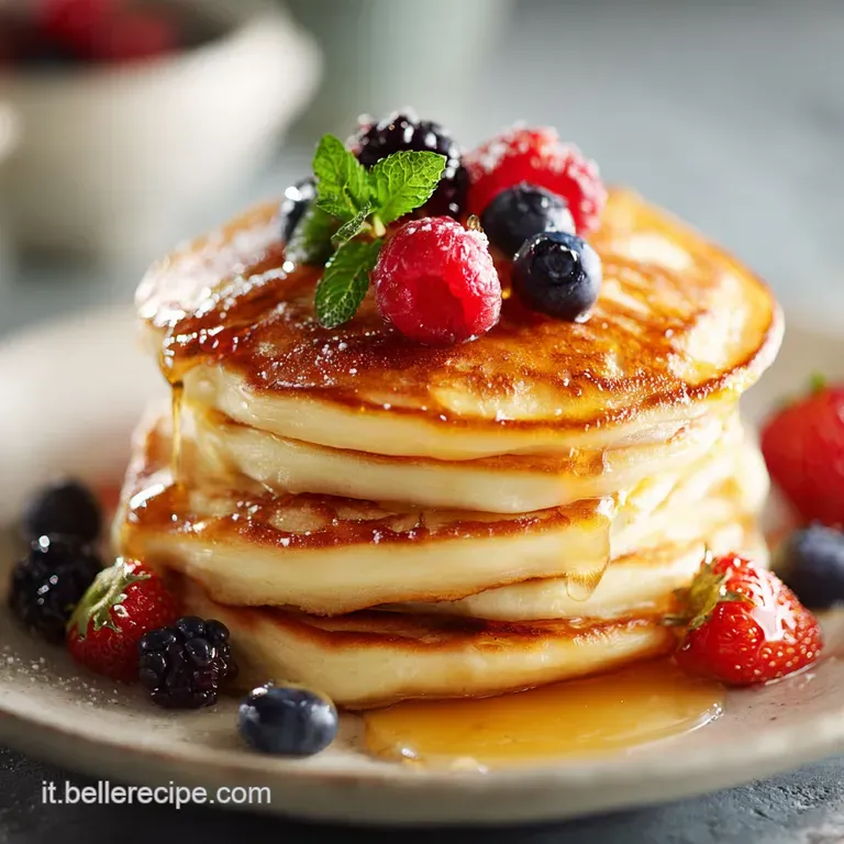 Ricetta Pancake e Sciroppo d Acero Soffice