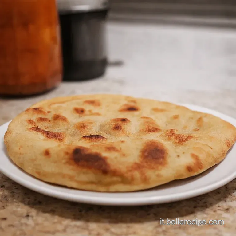 Pane Naan Fatto in Casa Soffice E Profumato presentation