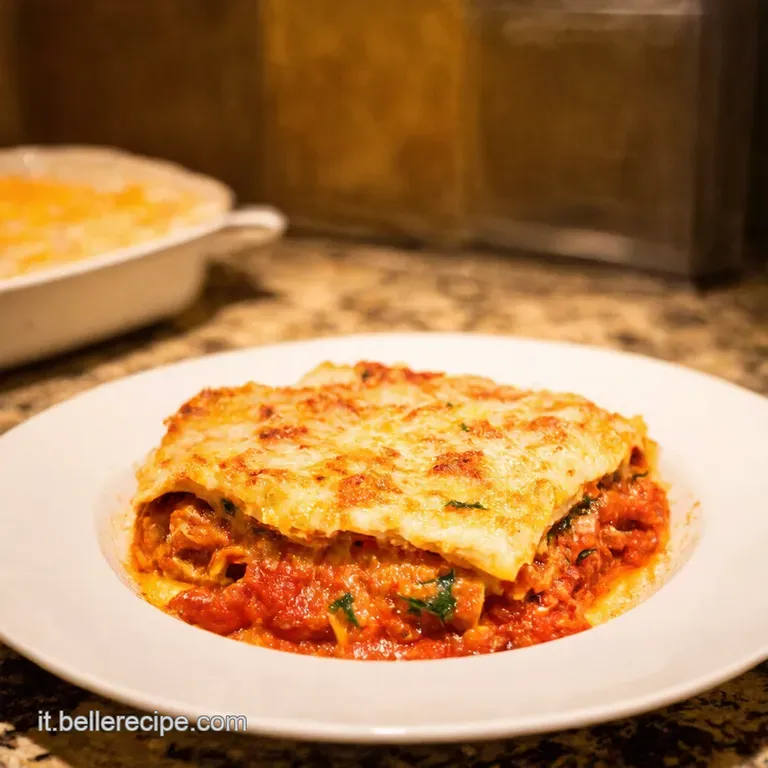 Parmigiana Di Melanzane Vegetariana presentation