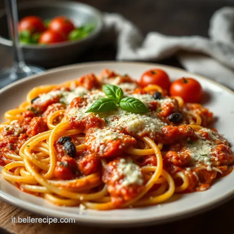 Pasta Al Forno Alla Napoletana presentation