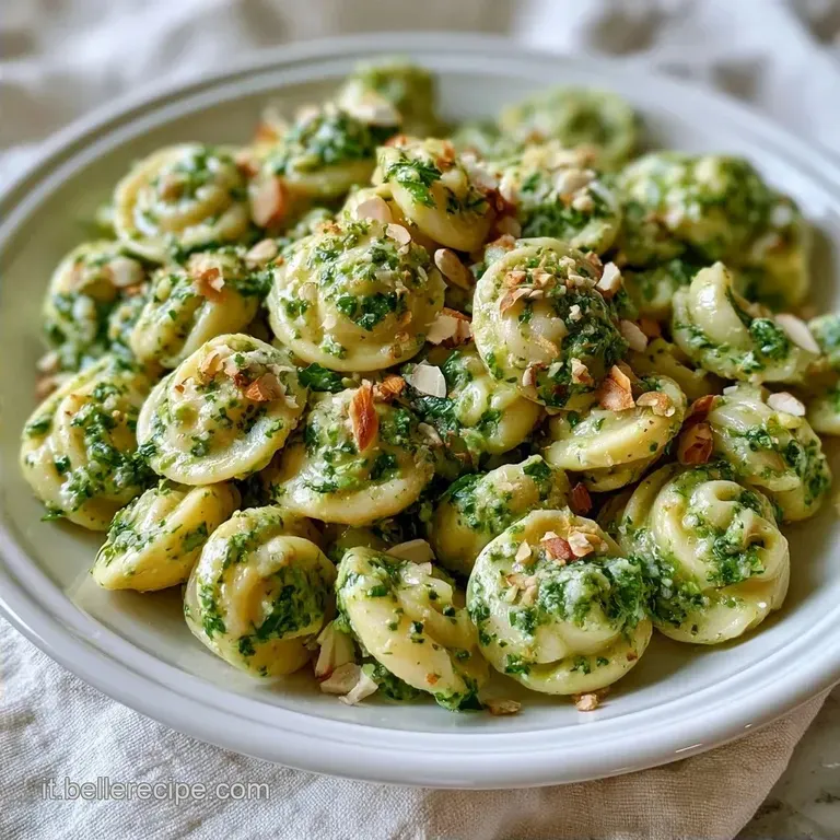 Pasta al Pesto di Zucchine e Mandorle