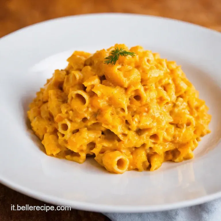 Pasta Alla Zucca Cremosa Con Salvia E Amaretti presentation