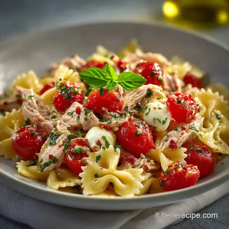 Pasta Fredda Mediterranea Facile: Tonno e Pomodorini