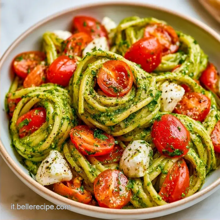 Pasta Fredda Con Pesto E Pomodorini in 30 Minuti