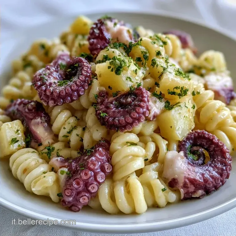 Pasta Fredda Polpo Patate con Nota Agrumata