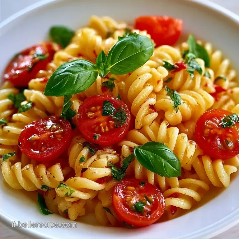 Pasta Fredda Pomodoro Basilico con Pomodorini