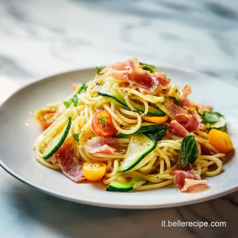 Pasta Zucchine e Speck: Primo Piatto Cremoso e Sfizioso
