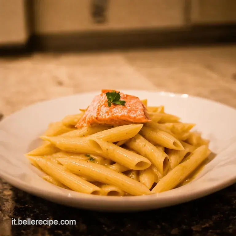 Penne Al Salmone Cremose E Deliziosamente Facili presentation