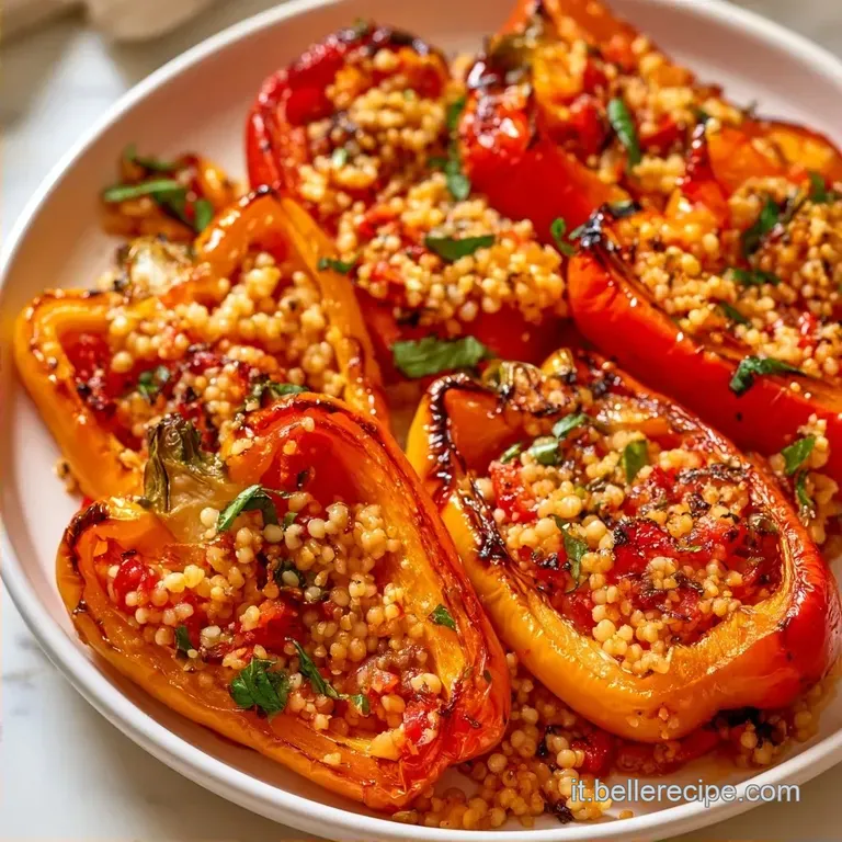 Peperoni Ripieni Di Couscous: Versione Fusion
