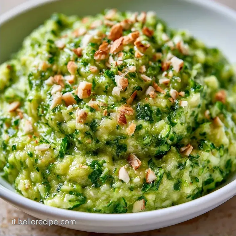 Pesto Di Zucchine Cremoso Con Mandorle