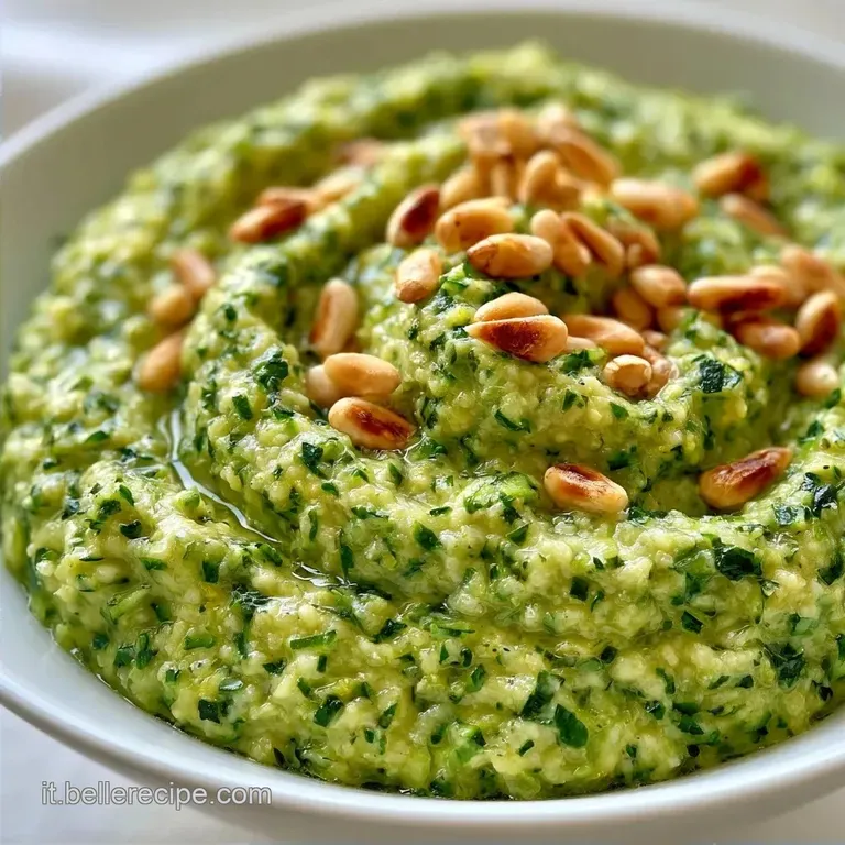 Pesto Di Zucchine Cremoso Con Pinoli