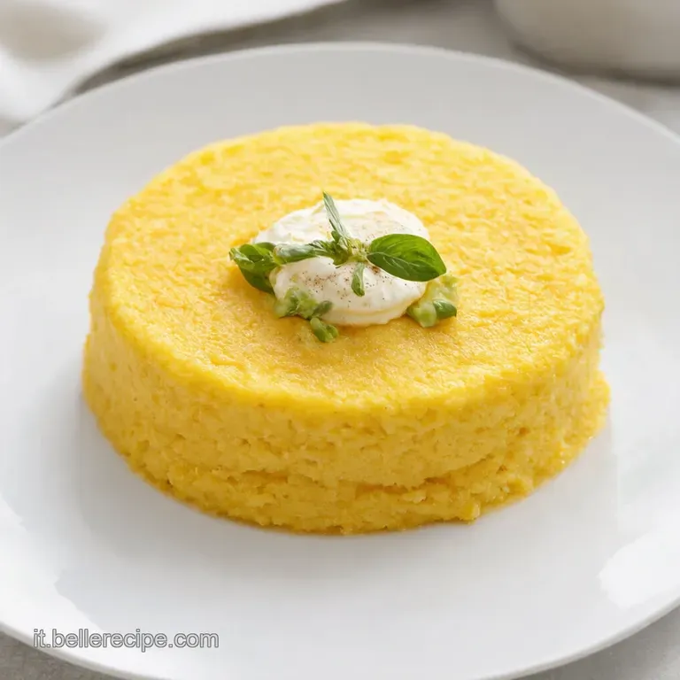 Polenta Cremosa con Gorgonzola e Glassa Balsamica