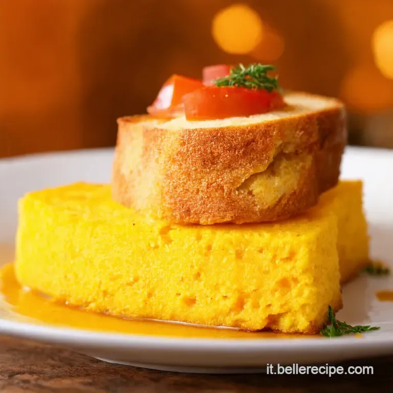 Polenta Crostini Alla Boscaiola presentation