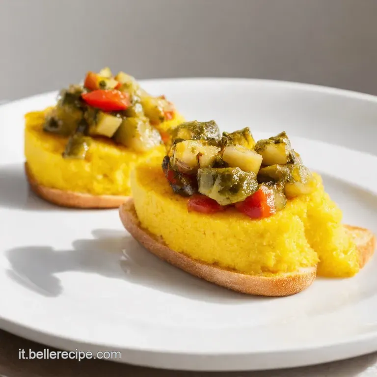 Polenta Crostini alla Boscaiola