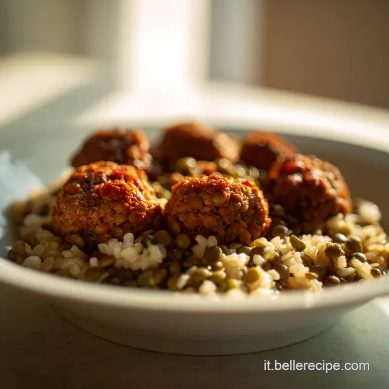 Polpette di Lenticchie al Sugo Come le Farebbe Nonna 