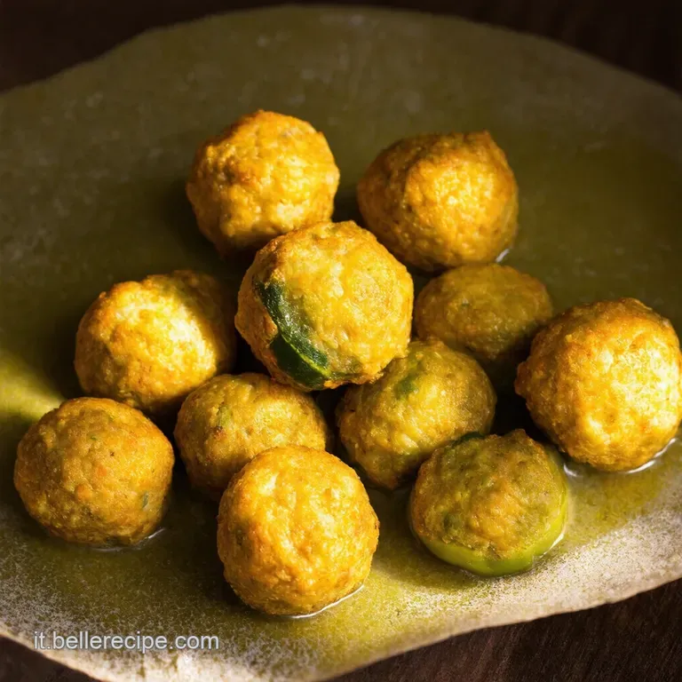 Polpette di Zucchine al Profumo di Basilico