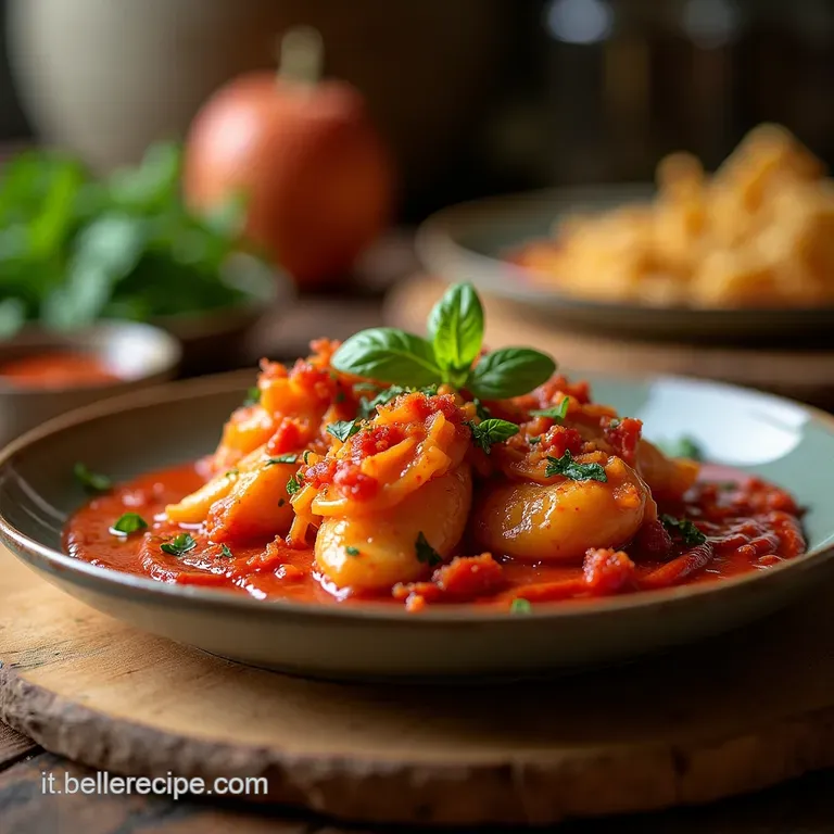 Pomodori Hasselback Mediterranei Lestate Croccante in Tavola presentation