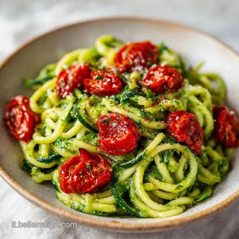 Pasta Fredda Gourmet: Pesto di Zucchine e Pomodorini