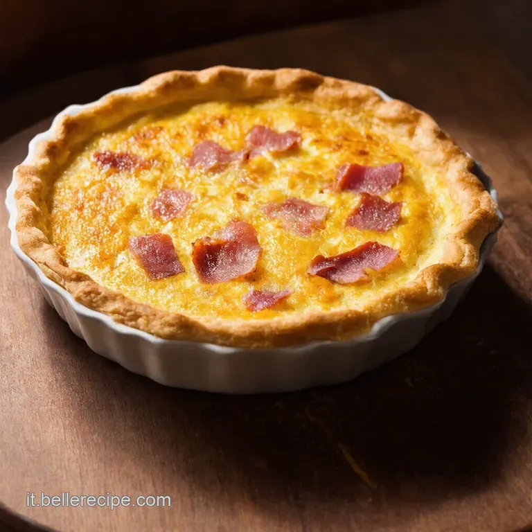 Quiche ai Porri e Pancetta Croccante