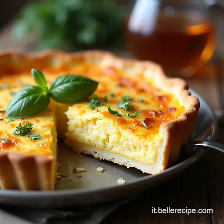 La Regina della Bretagna Quiche Lorraine Classica con Pasta Bris&eacute;e Fatta in Casa