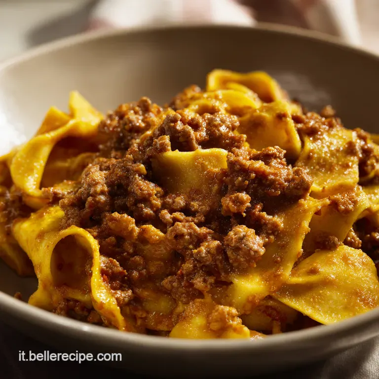 Rag&ugrave; Alla Bolognese: La Ricetta Autentica presentation